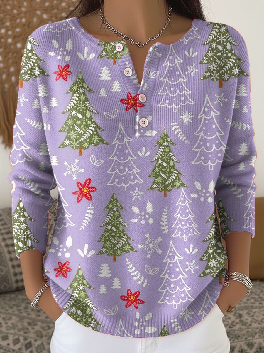 Sofie β Christmas Jumper with Buttons