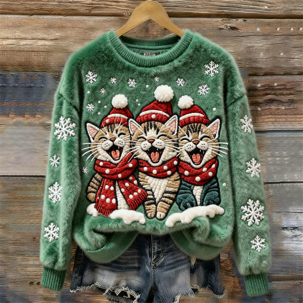 DAISY | THREE HAPPY CATS JUMPER