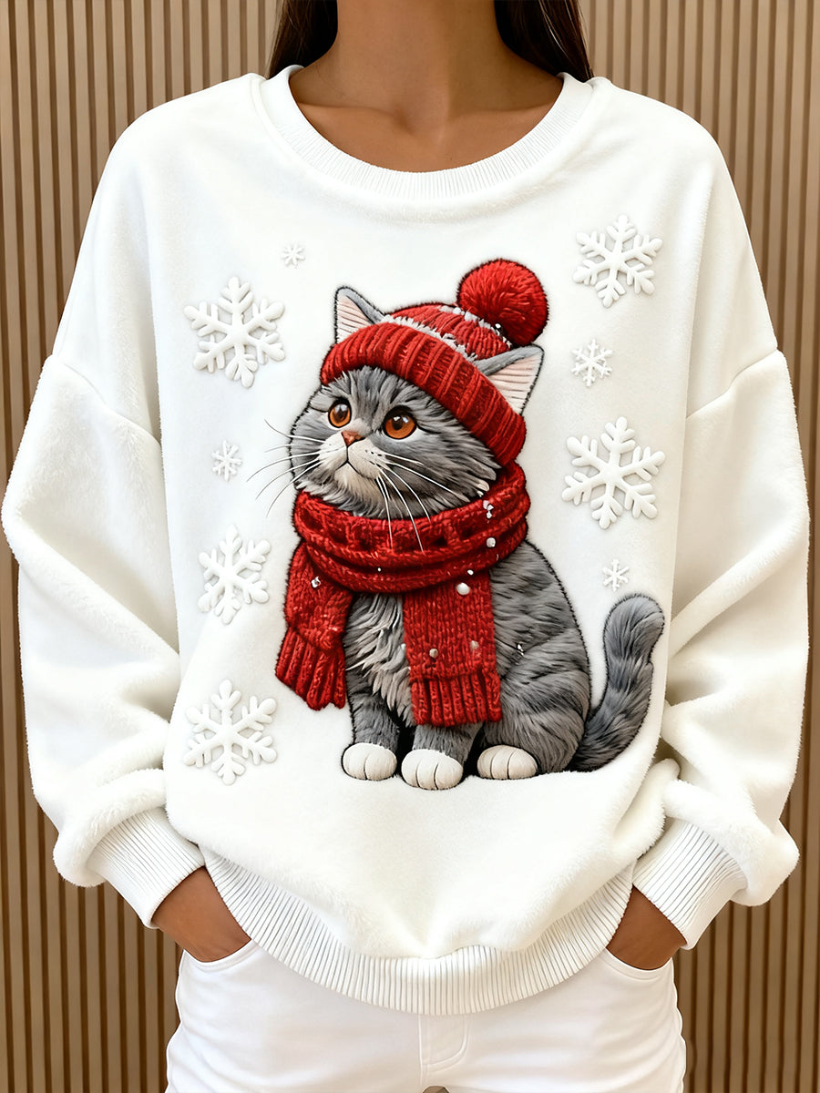 LISA | CHRISTMAS CAT JUMPER
