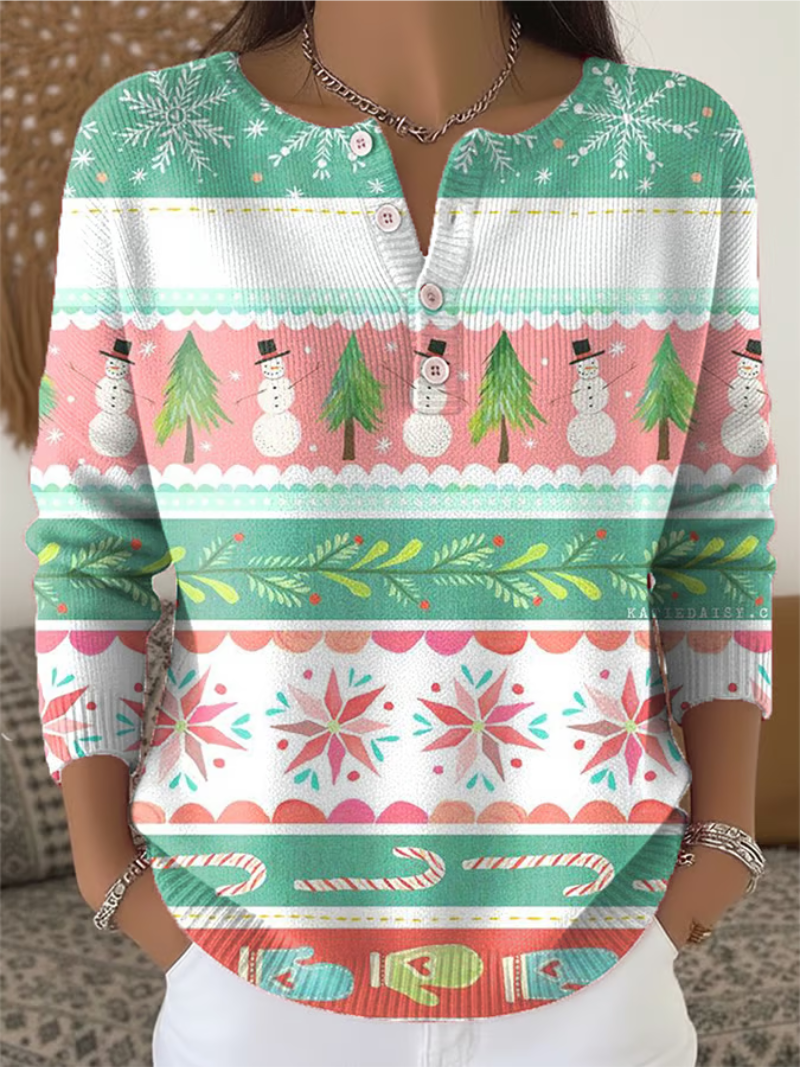 Lotte - Christmas Jumper with Snowman