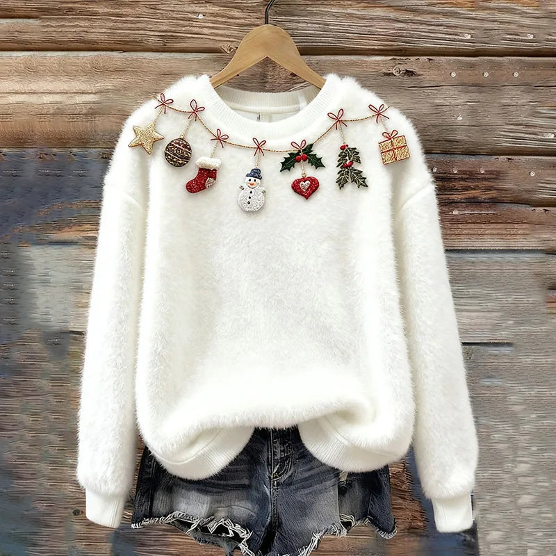 JULIA | WHITE CHRISTMAS JUMPER