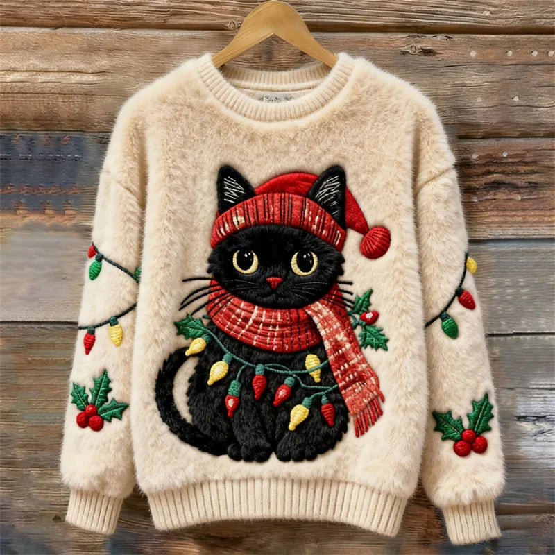 Felice | Black Cat Jumper