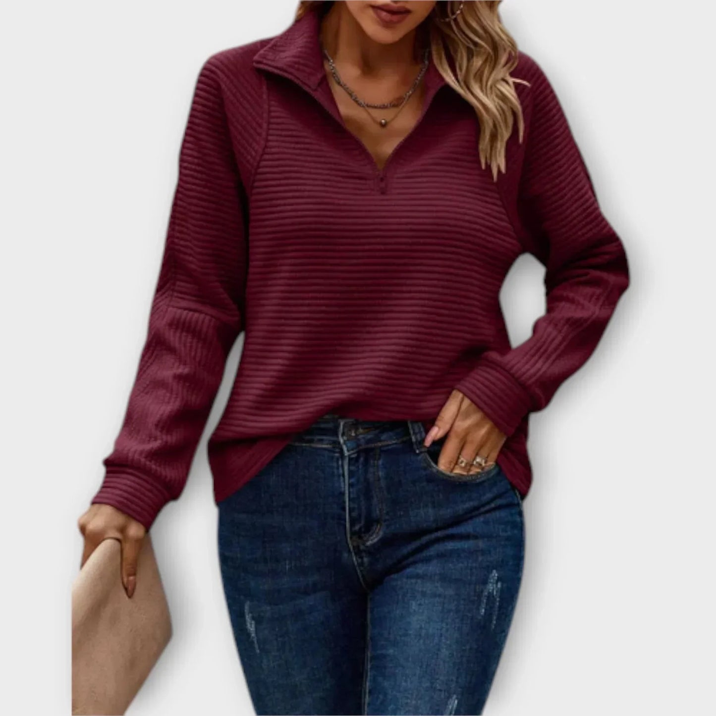 OLIVIA | HALF-ZIP PULLOVER