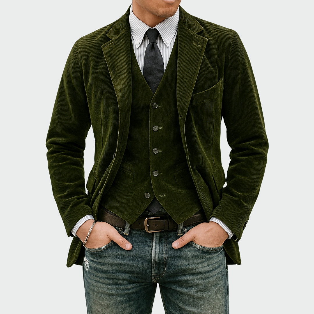 JOHN ™ | Elegant Blazer and Vest Set