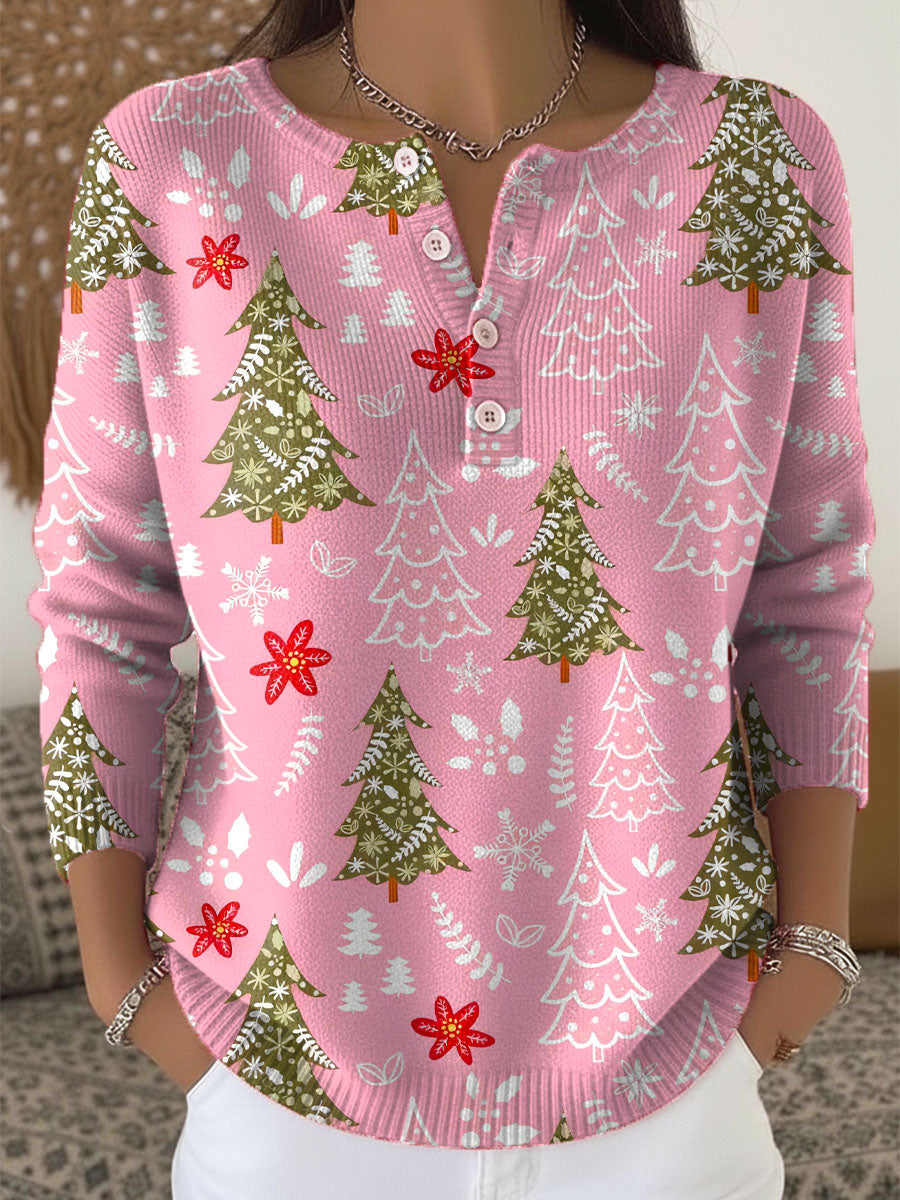 JULIA – CHRISTMAS JUMPER WITH BUTTONS