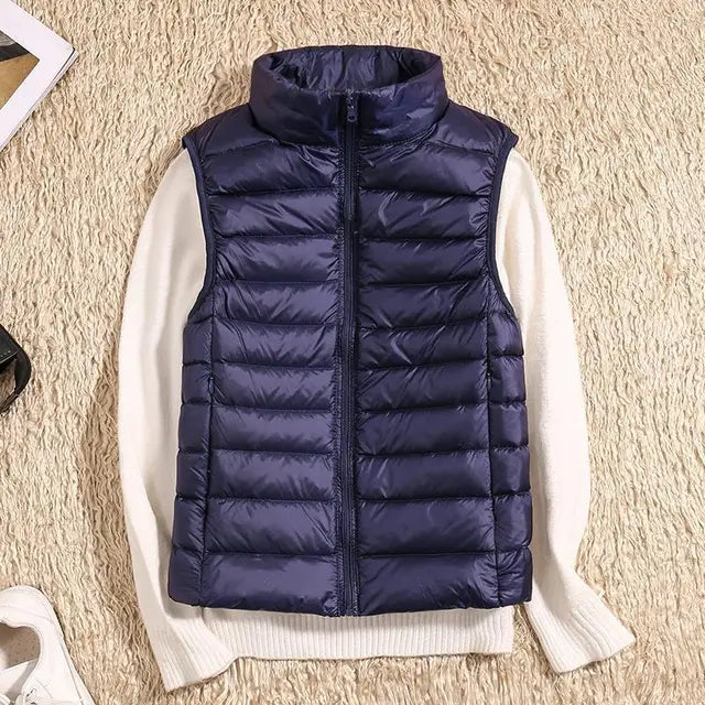 Milcah | Ultra Light Down Sleeveless Puffer Vest