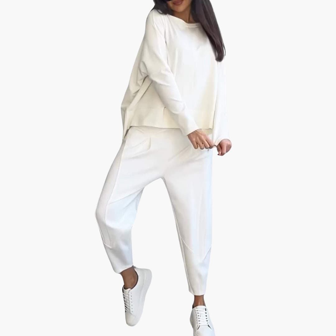 Thea | Two-piece Round Neck Set