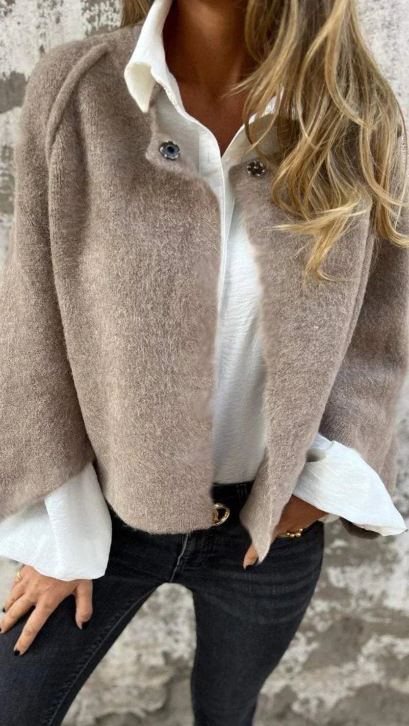 Cass | Round Neck Wool Coat