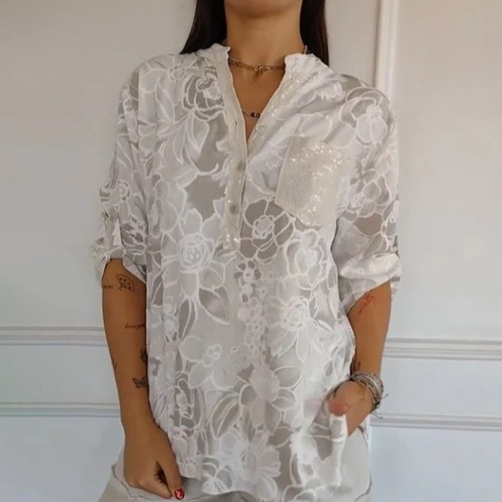 Lottie | Flower Print Blouse