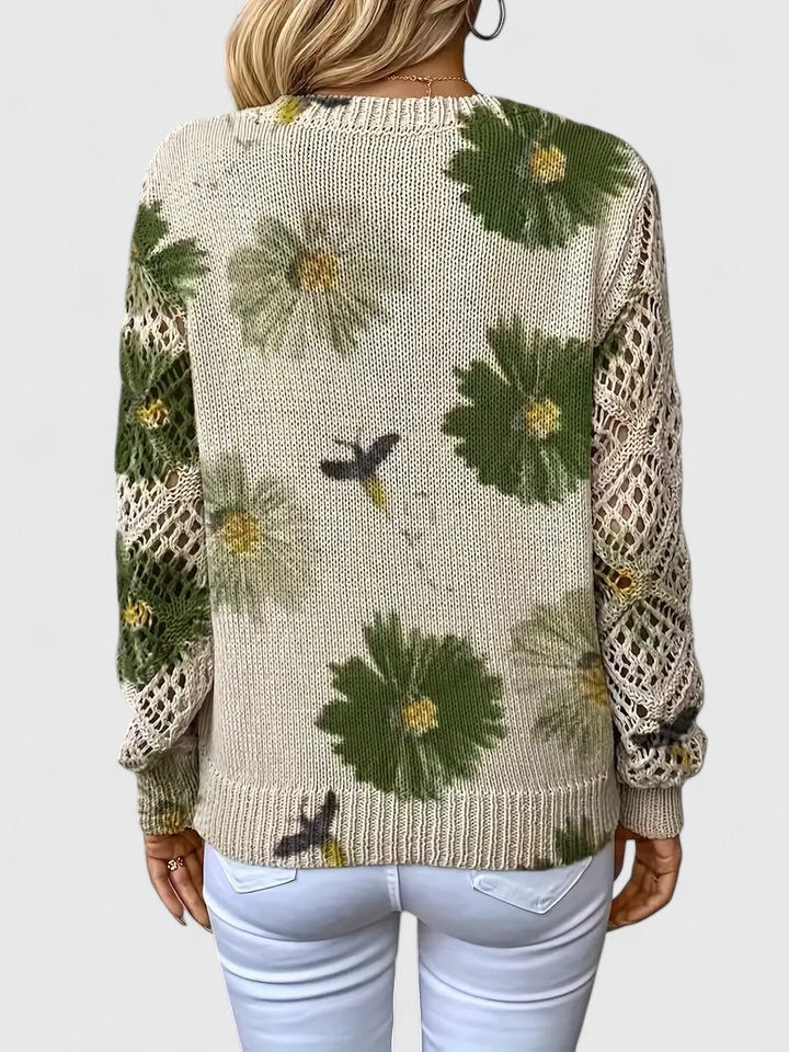 Kaiti | Elegant Floral Sweater
