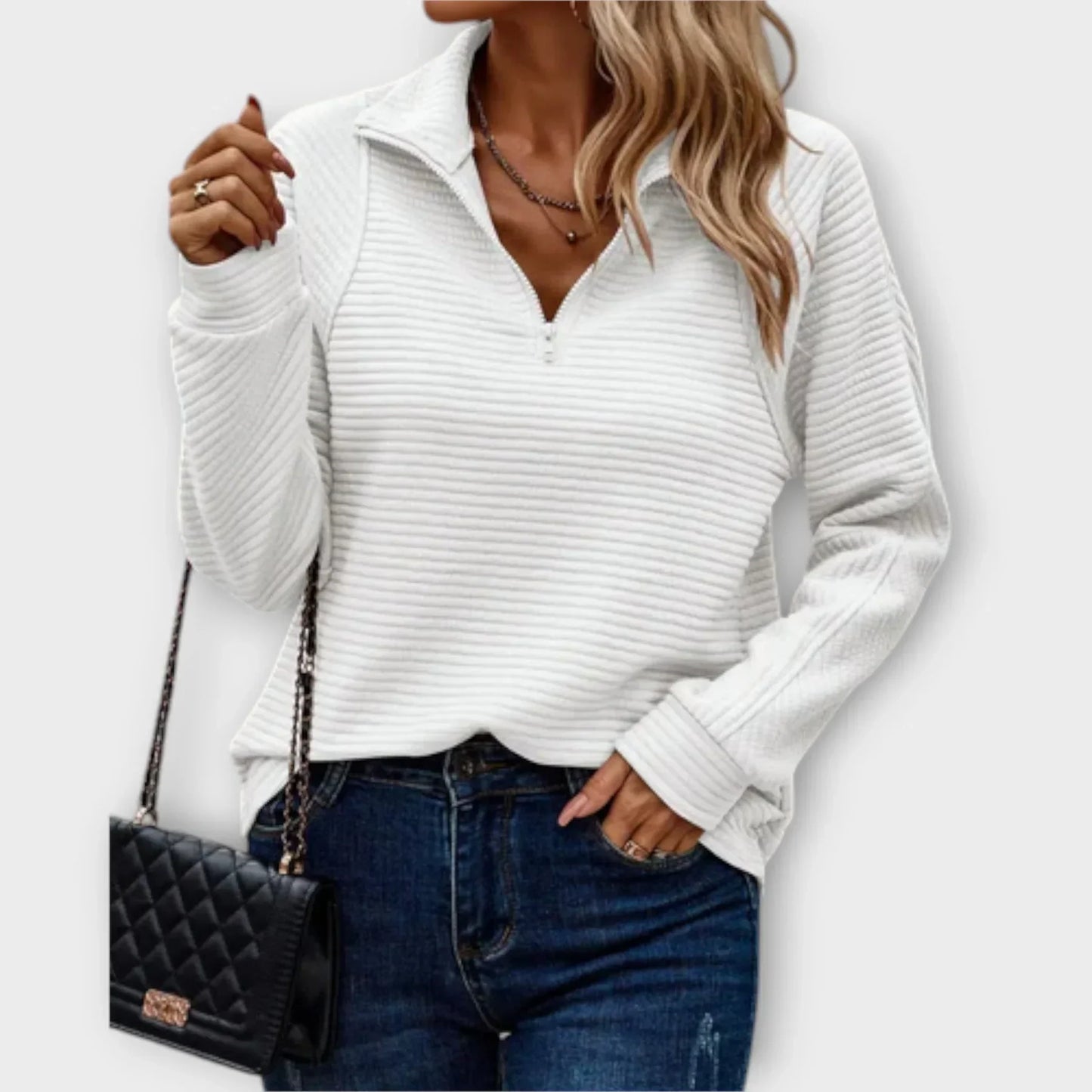 OLIVIA | HALF-ZIP PULLOVER