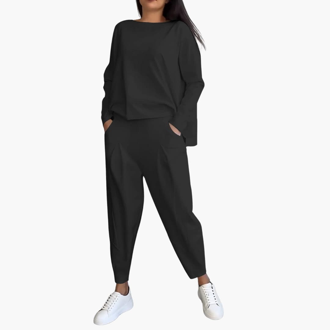 Thea | Two-piece Round Neck Set