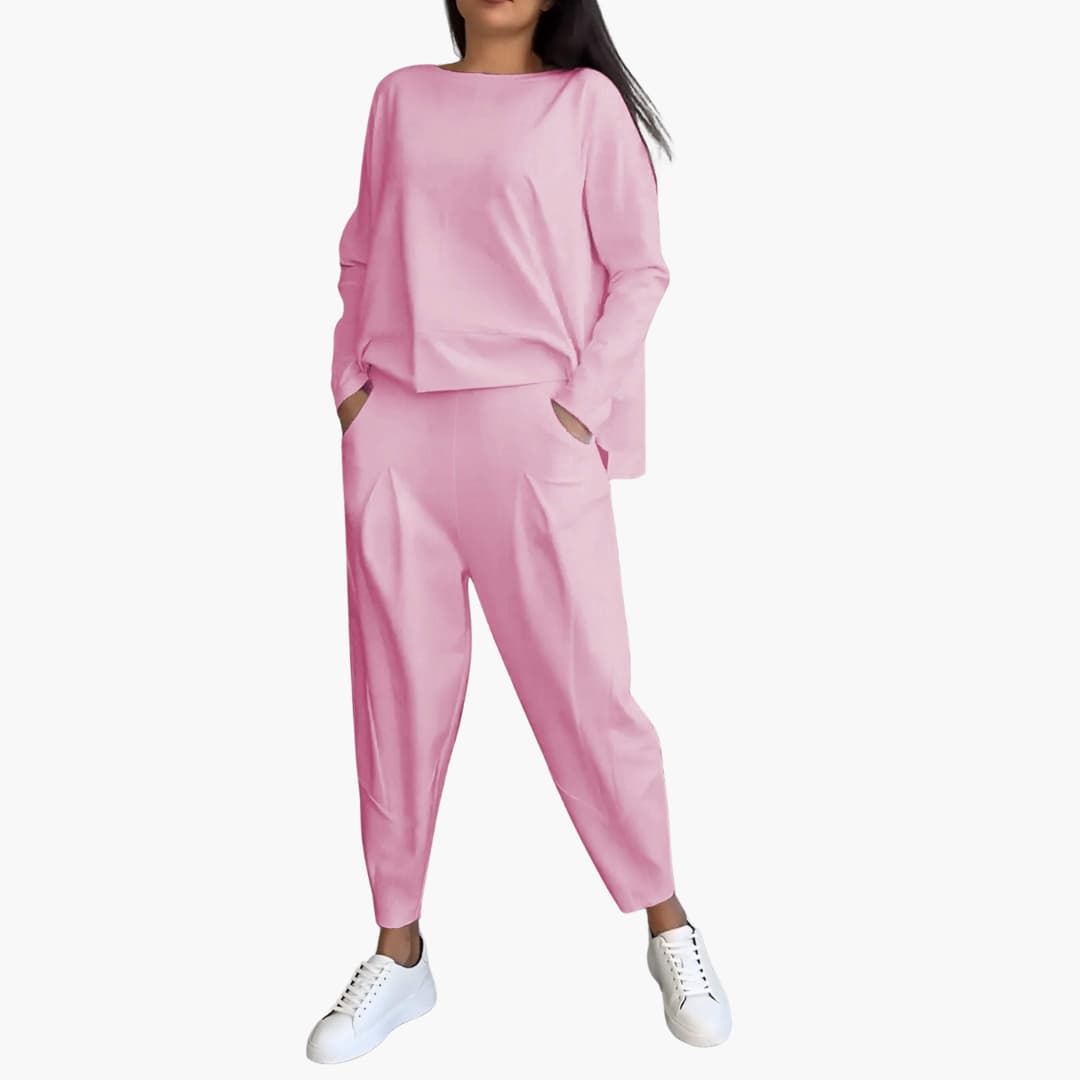 Thea | Two-piece Round Neck Set