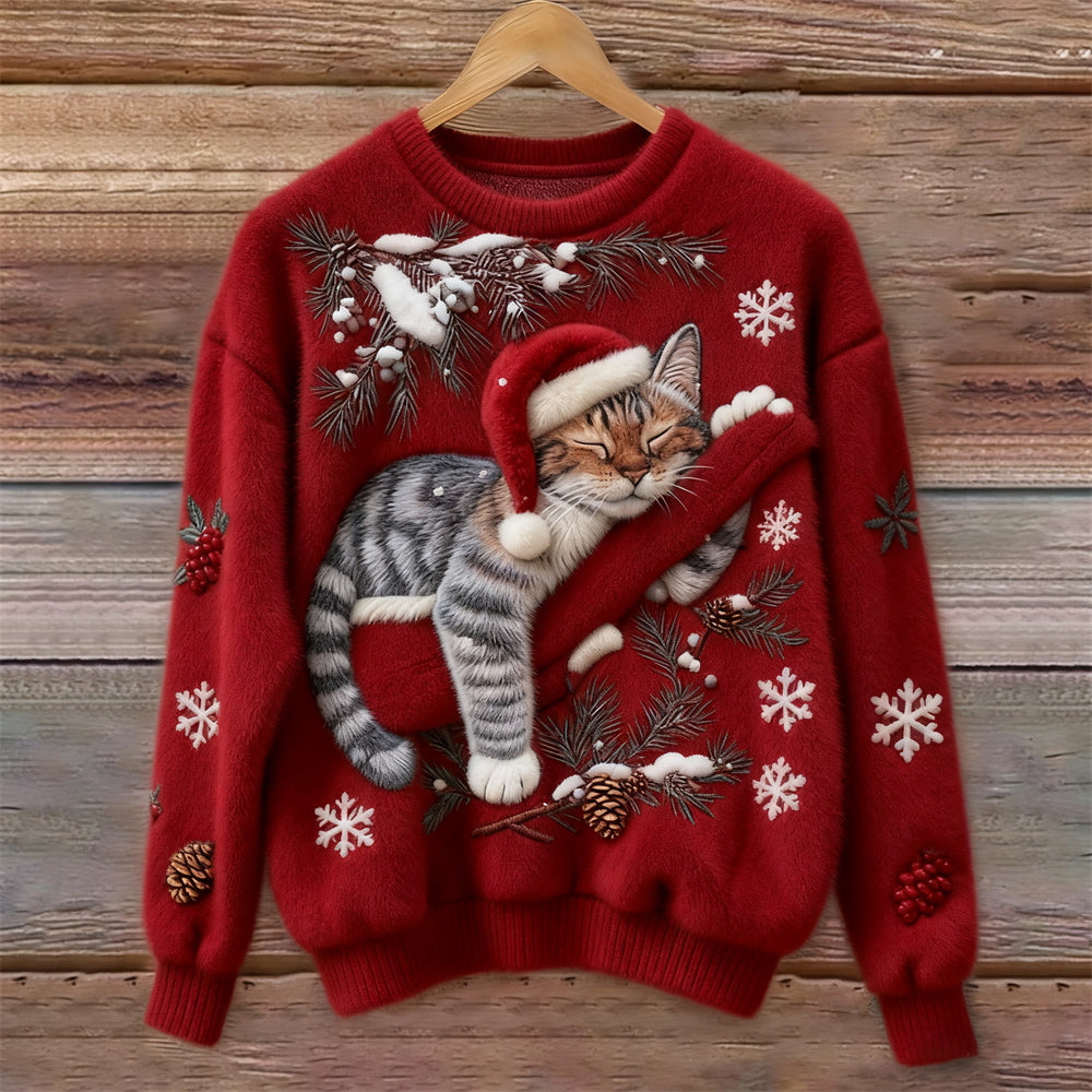 Tessa | Christmas Cat jumper