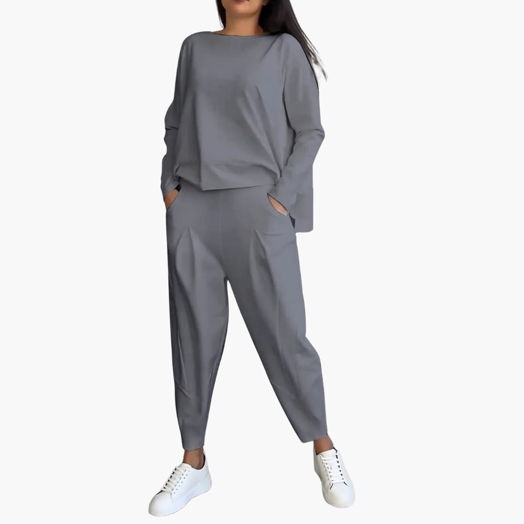 Thea | Two-piece Round Neck Set