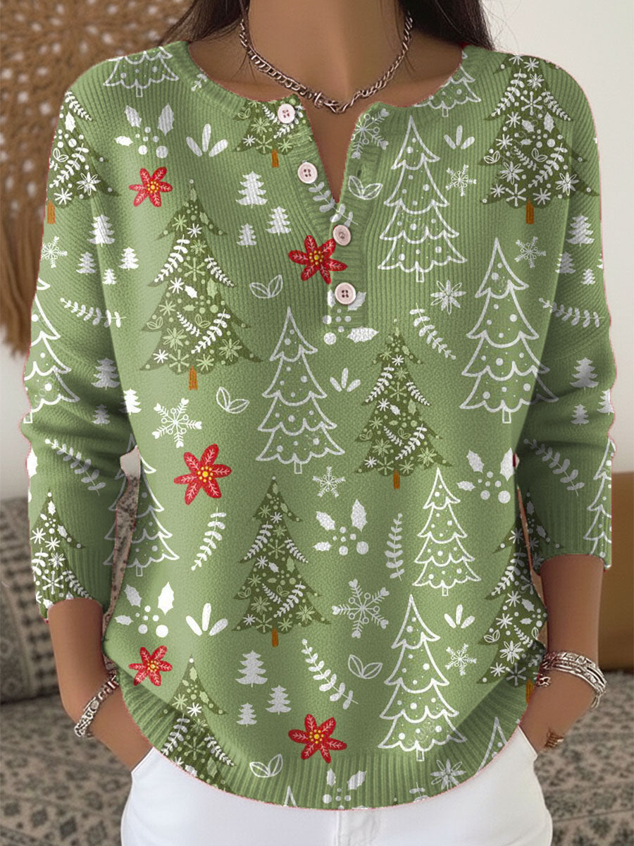 JULIA – CHRISTMAS JUMPER WITH BUTTONS