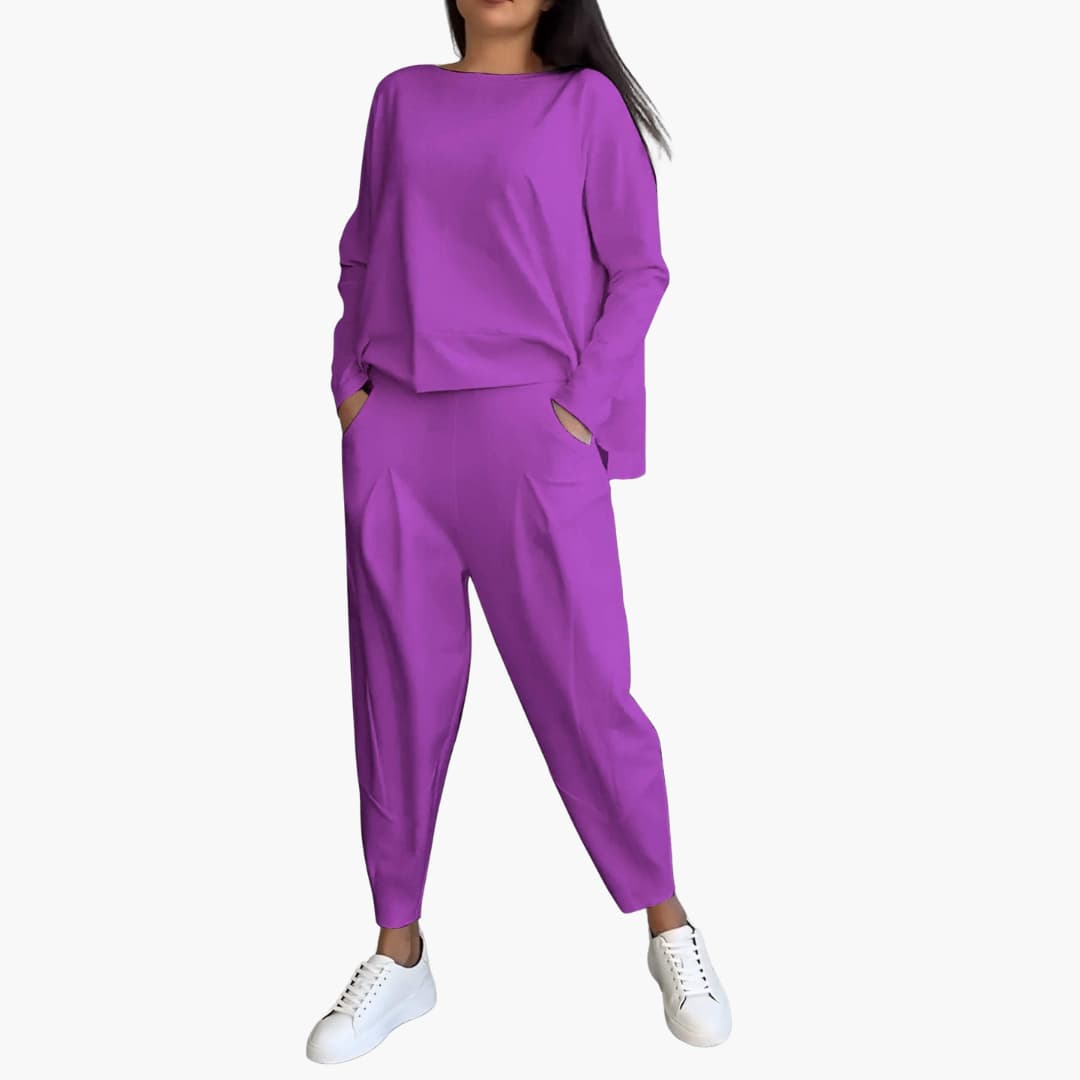 Thea | Two-piece Round Neck Set