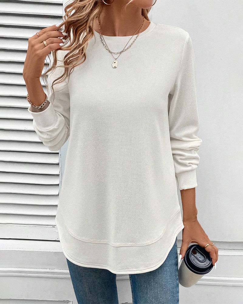 Amari | Round Neck Long Sleeve