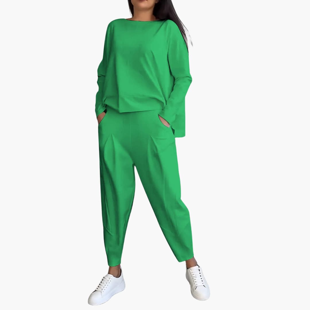 Thea | Two-piece Round Neck Set