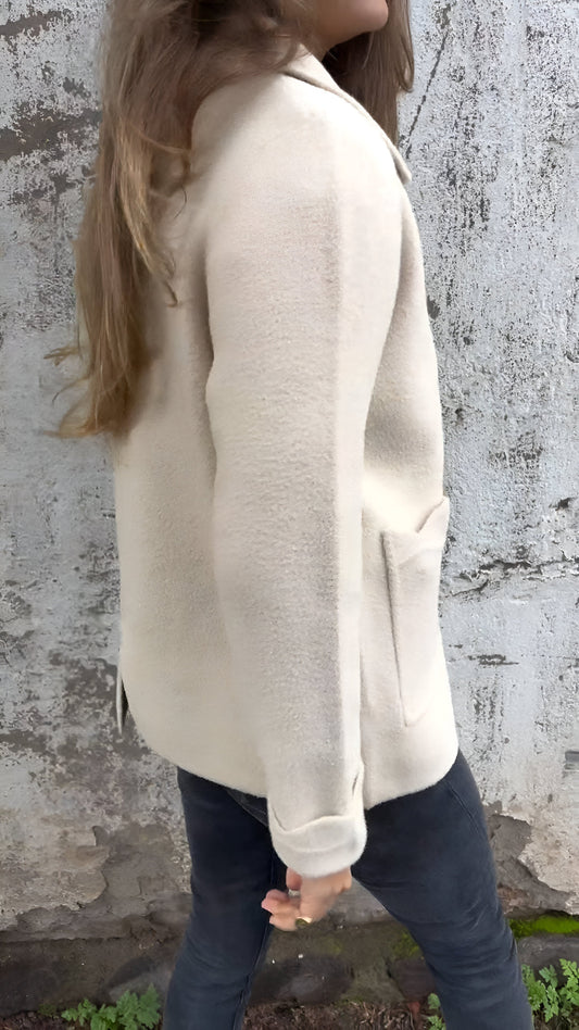 Fulvia | Stylish Lapel Zipper Jacket