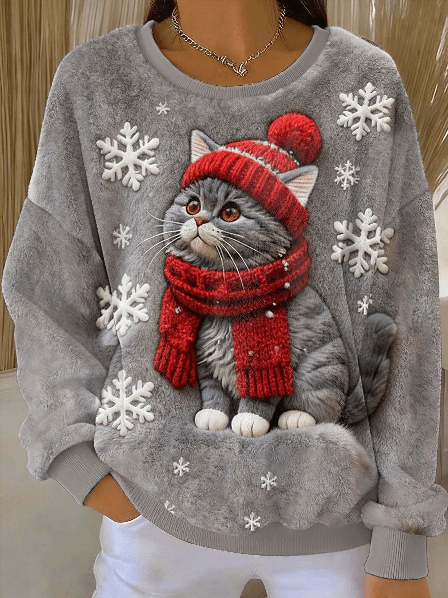 LISA | CHRISTMAS CAT JUMPER