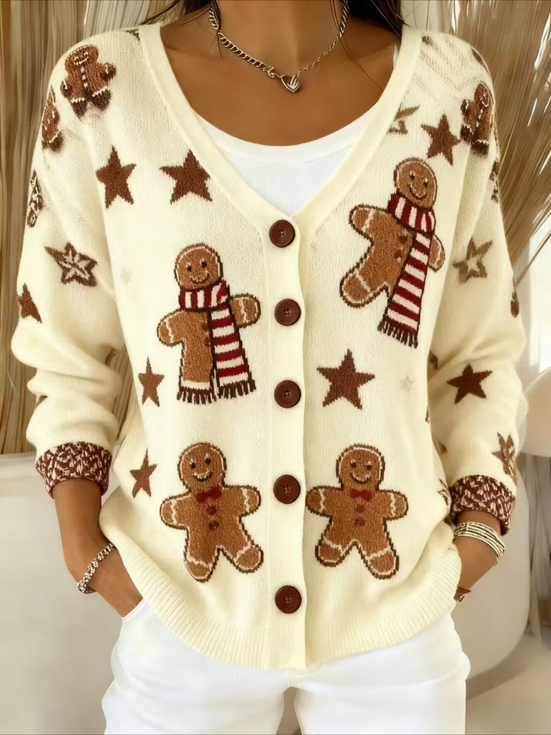 Kate | Gingerbread Scarf Cardigan