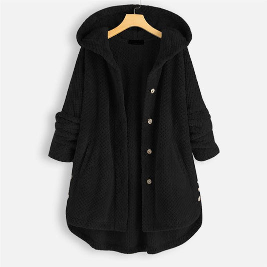Jesse | Winter Hooded Double-faced Fleece Coat