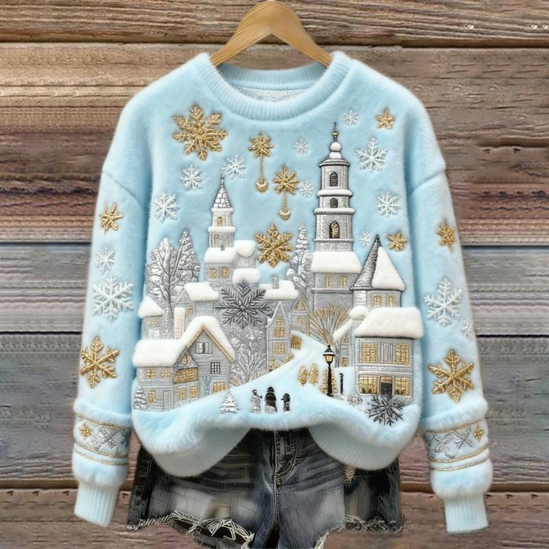 Pearl | Winter Village Fluffy Christmas Jumper