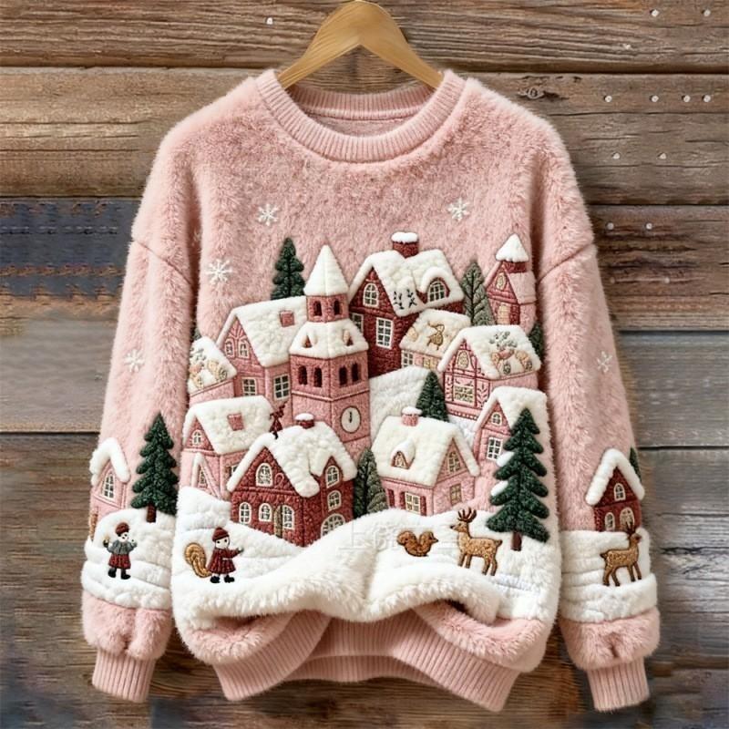 Pearl | Winter Village Fluffy Christmas Jumper