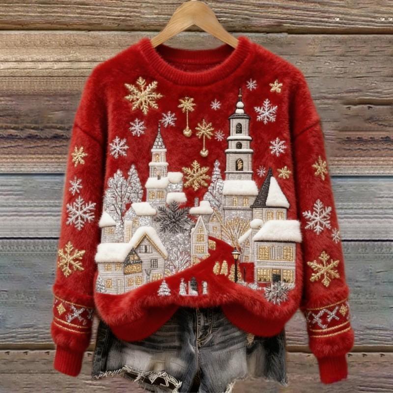 Pearl | Winter Village Fluffy Christmas Jumper