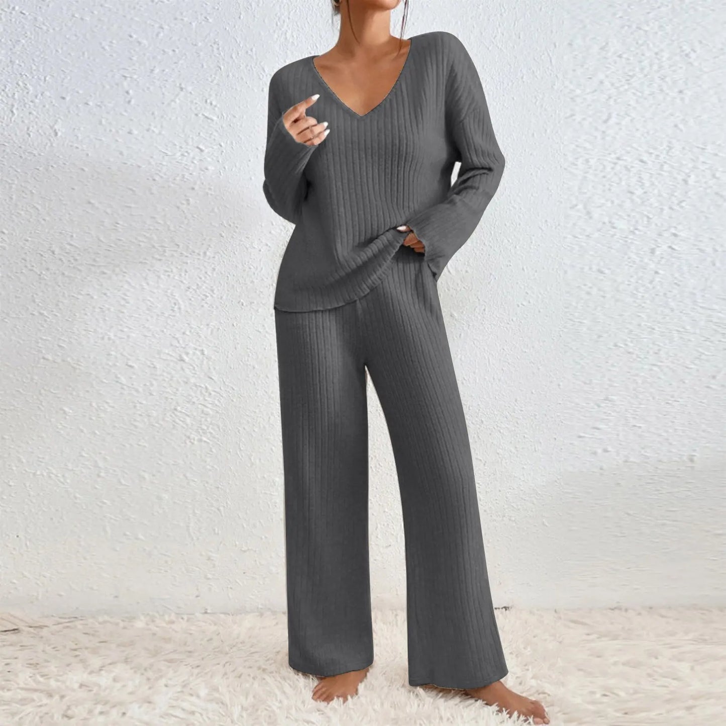 Evanthia | Top and Trousers Two-piece Set