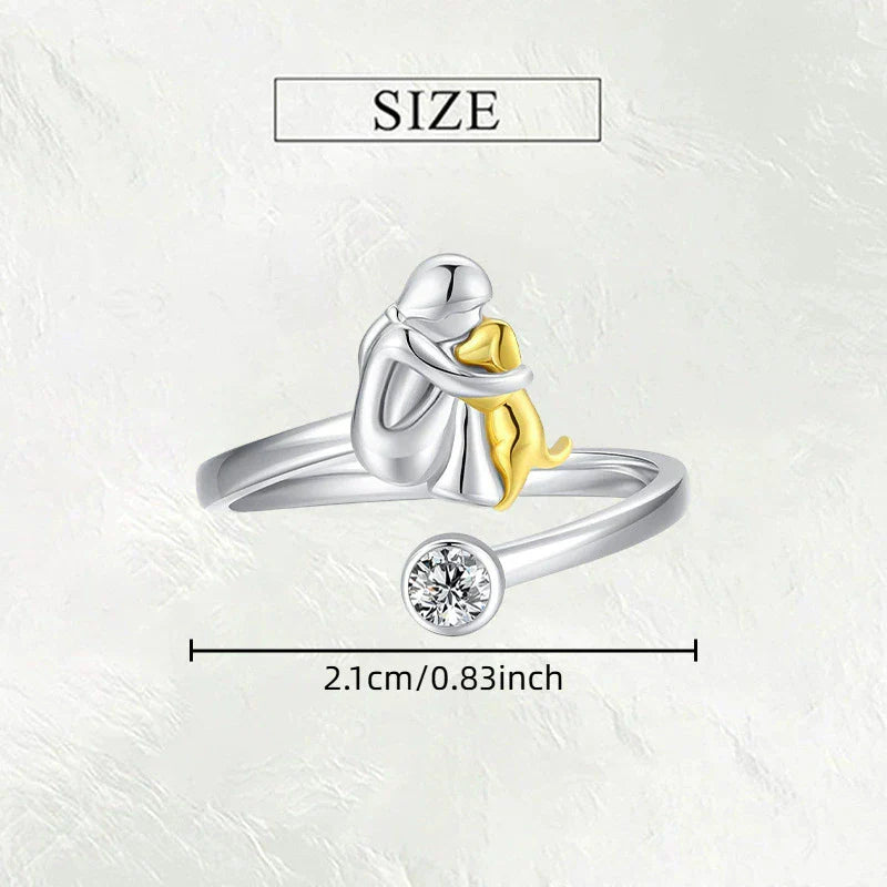 SARA | Dog Embrace Ring