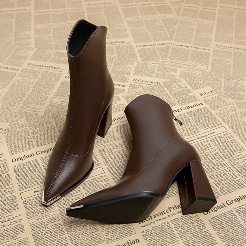 Celeste | Chrome Tip Boots