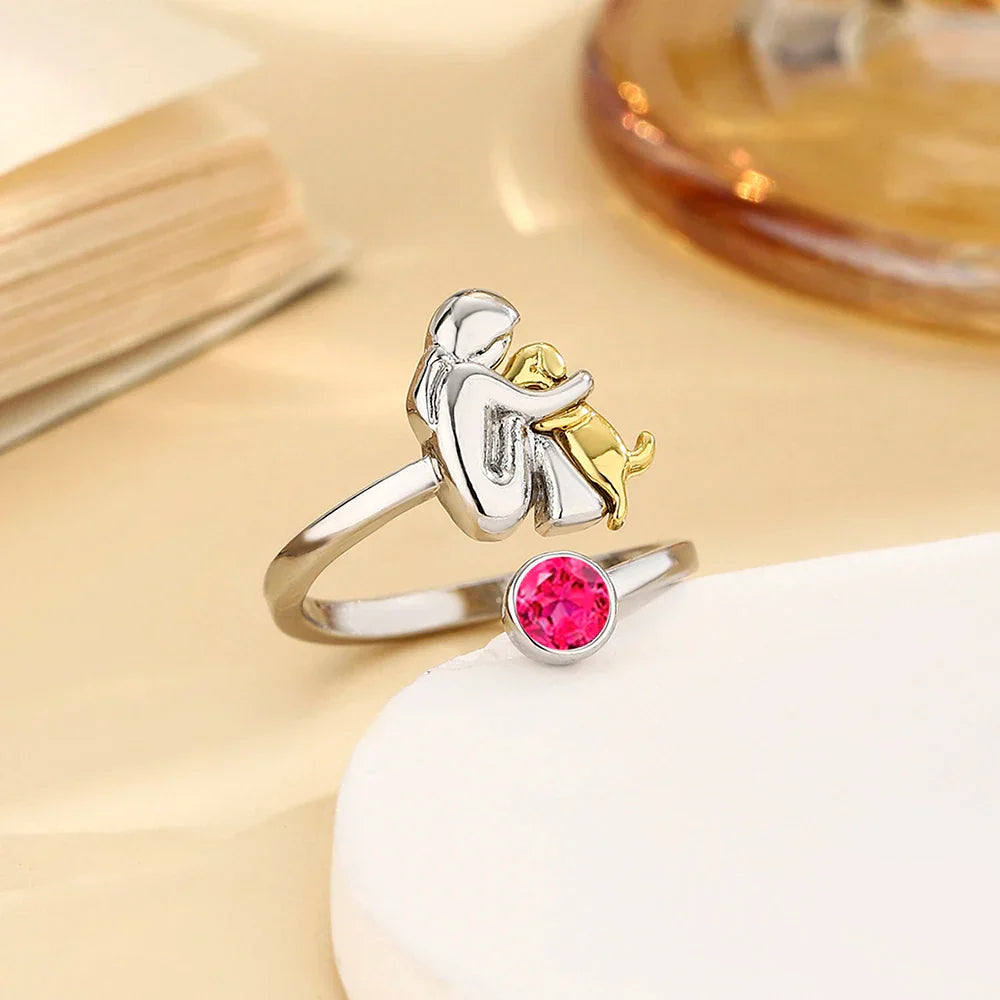 SARA | Dog Embrace Ring