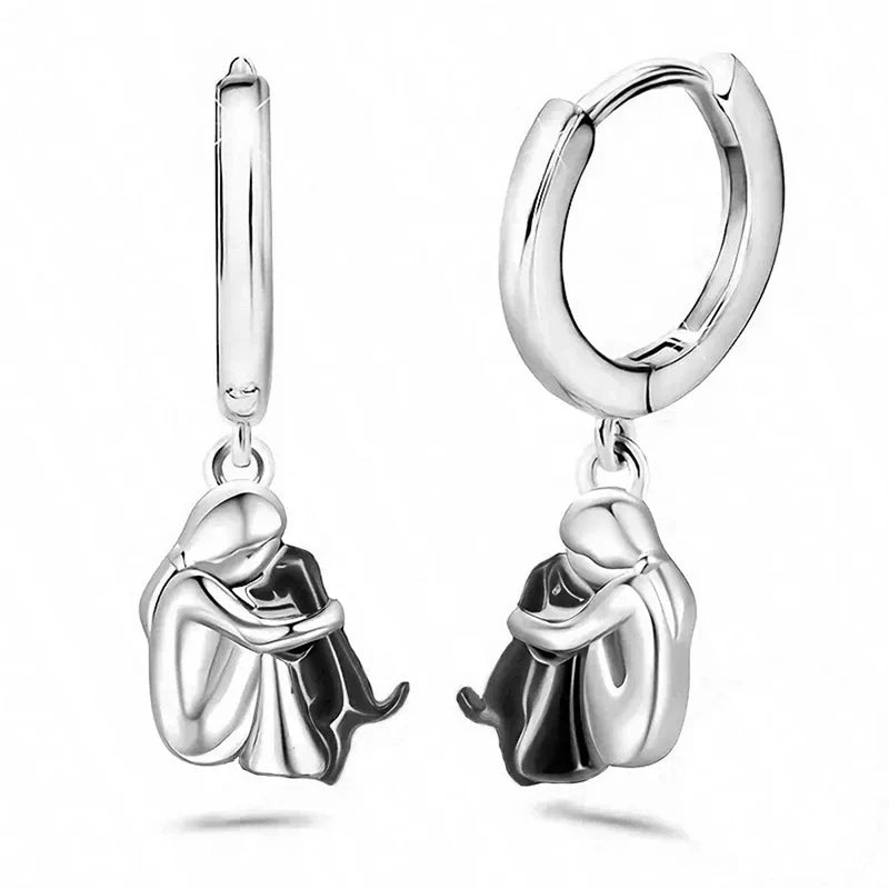EMILY | Dog Embrace Earrings