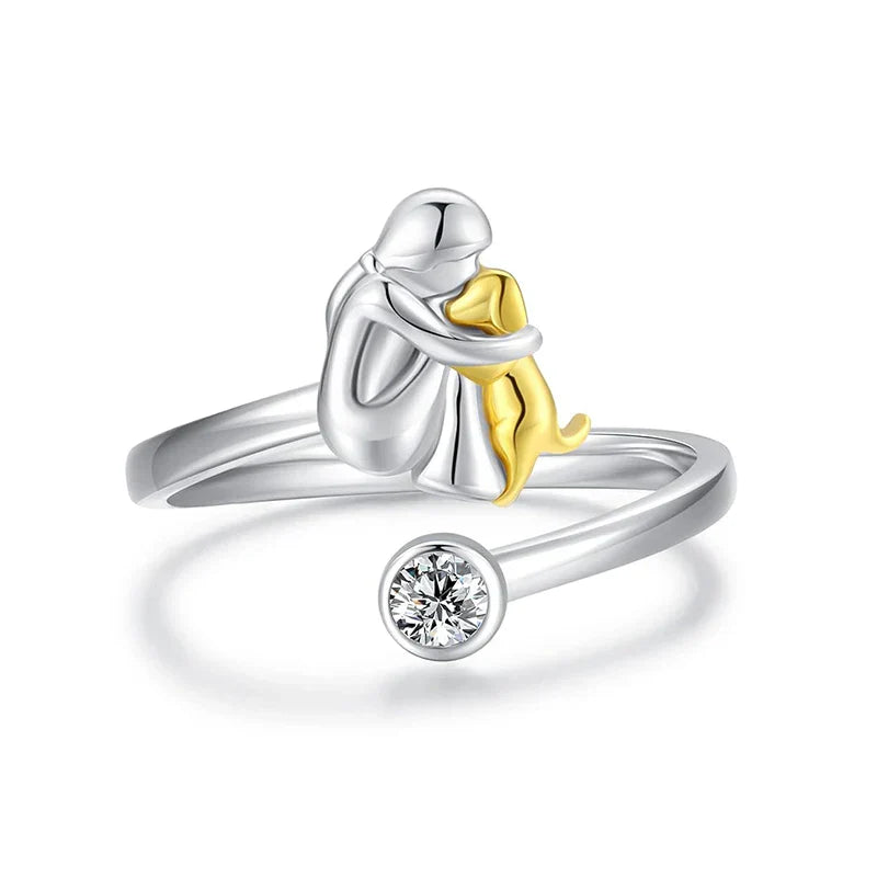 SARA | Dog Embrace Ring