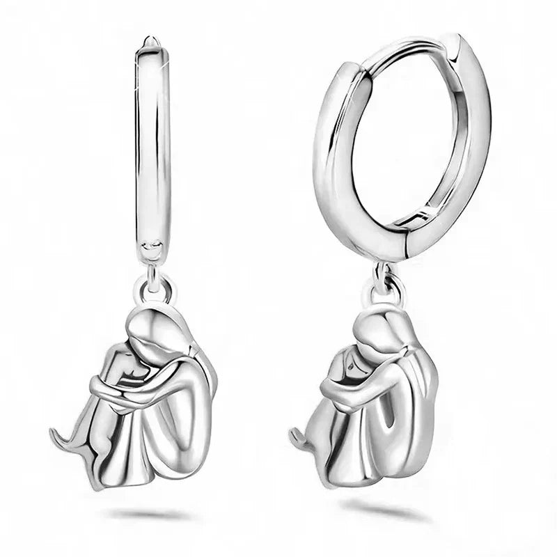 EMILY | Dog Embrace Earrings
