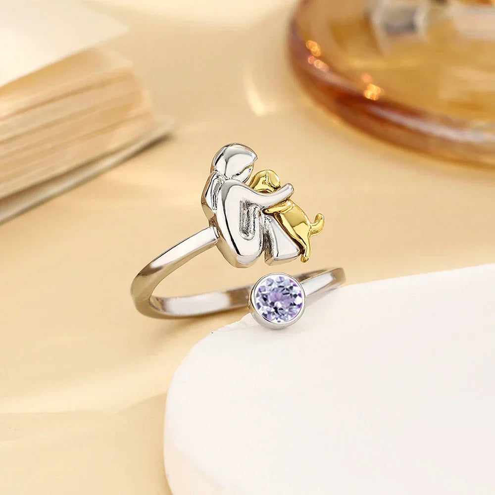 SARA | Dog Embrace Ring