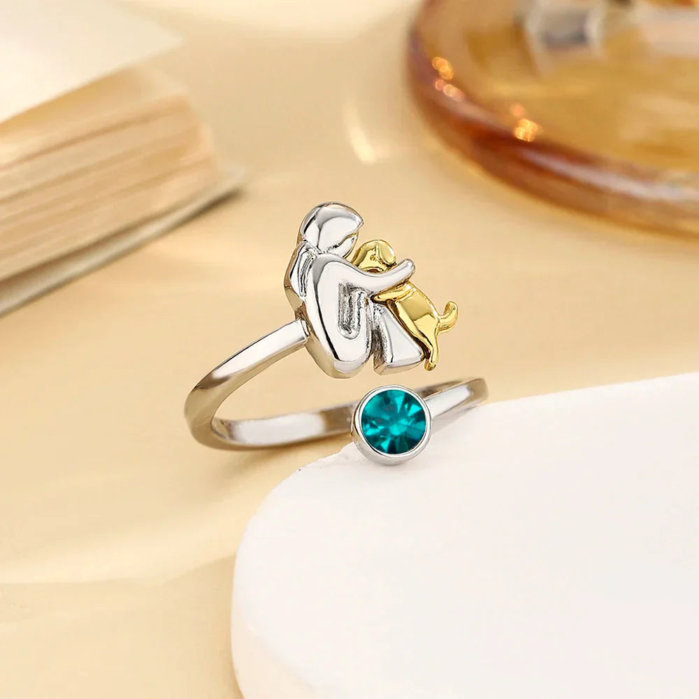 SARA | Dog Embrace Ring