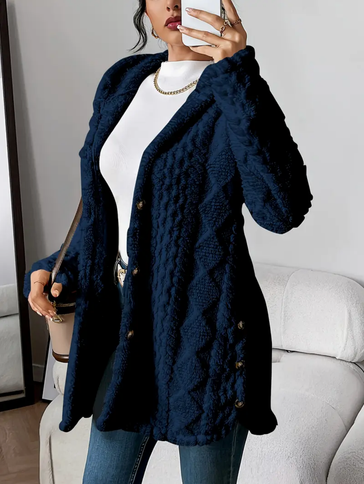 JULIA TEDDY | Hooded Cardigan