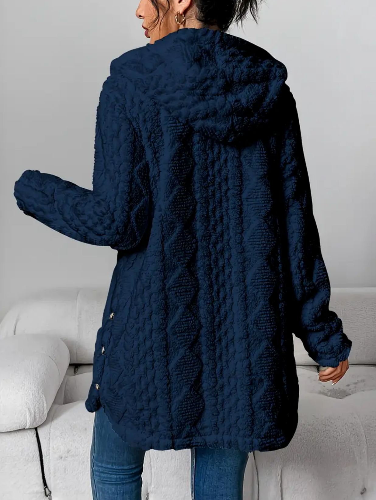 JULIA TEDDY | Hooded Cardigan