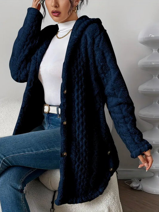 JULIA TEDDY | Hooded Cardigan