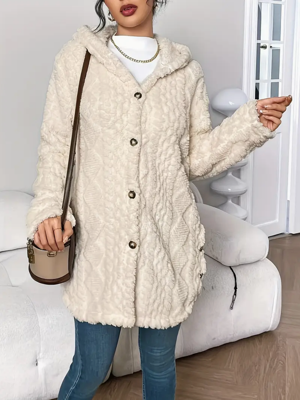 JULIA TEDDY | Hooded Cardigan