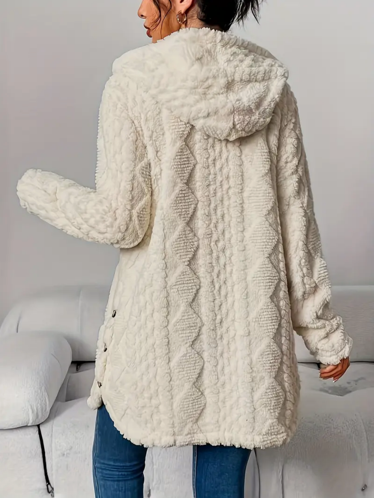 JULIA TEDDY | Hooded Cardigan