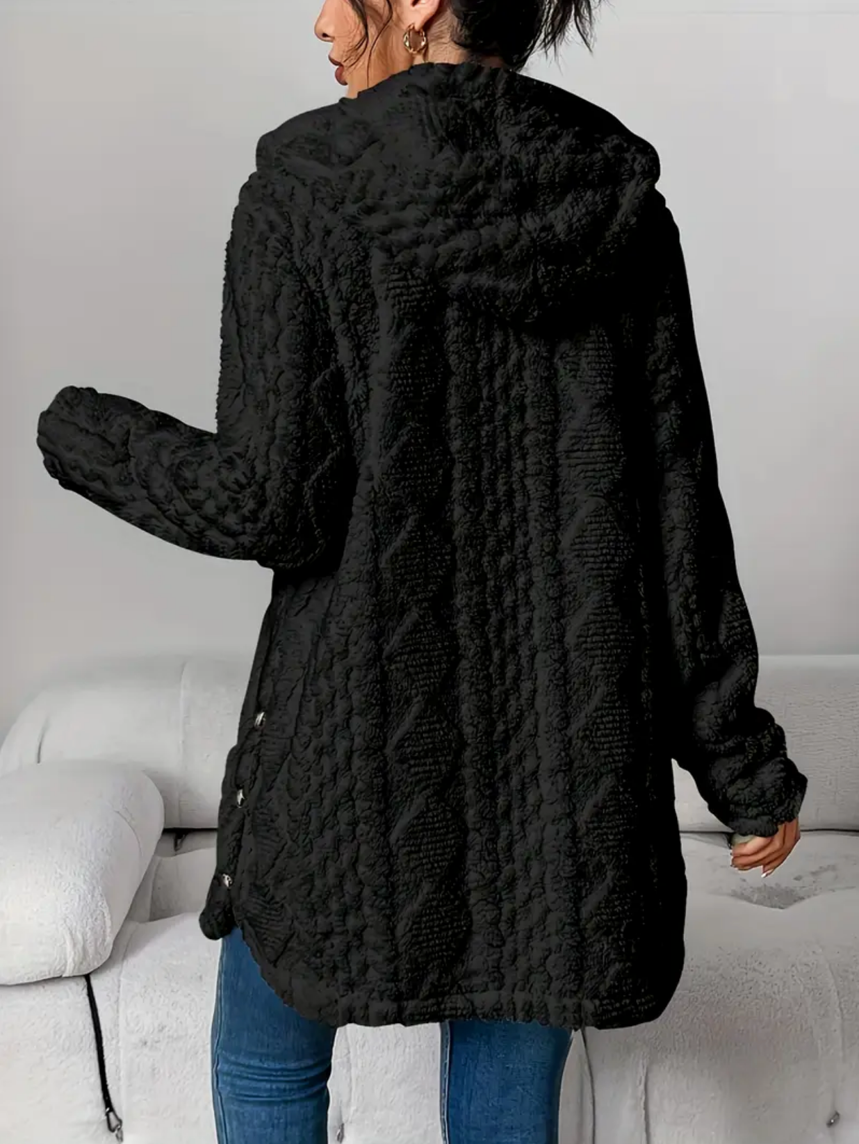 JULIA TEDDY | Hooded Cardigan