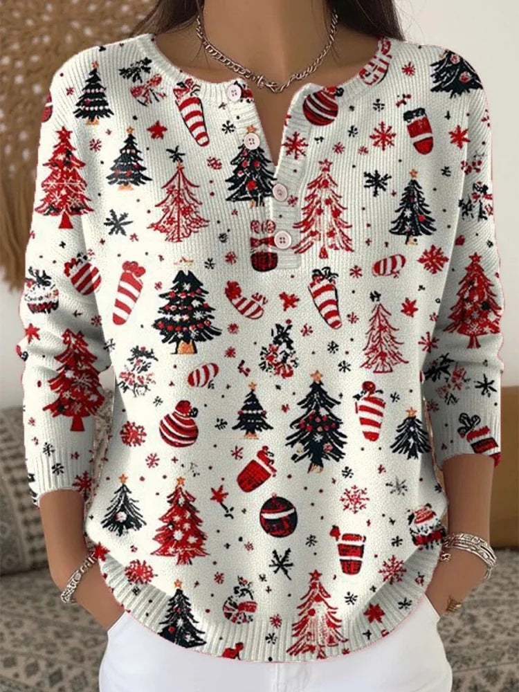 Amelie | Christmas Tree Cardigan
