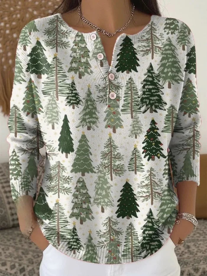 Amelie | Christmas Tree Cardigan