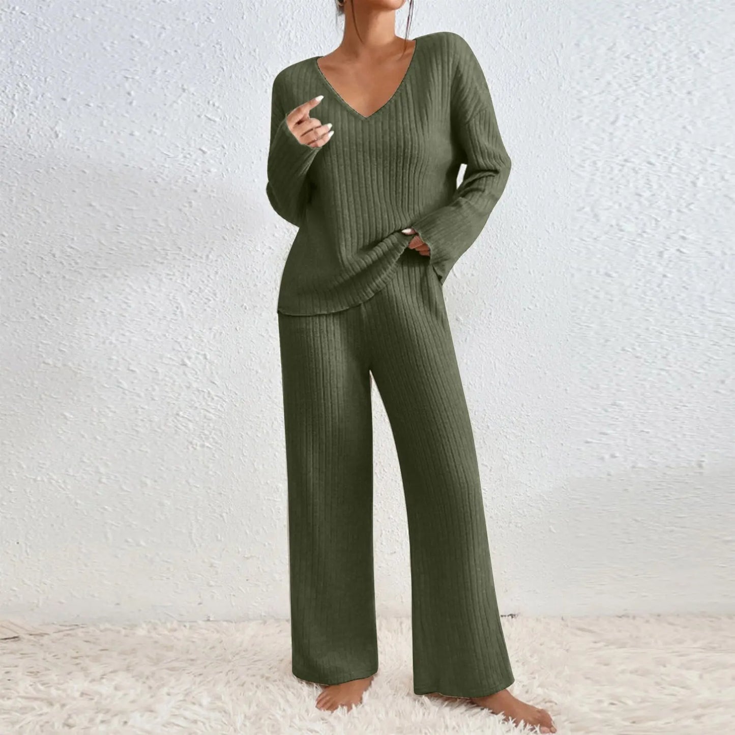 Evanthia | Top and Trousers Two-piece Set