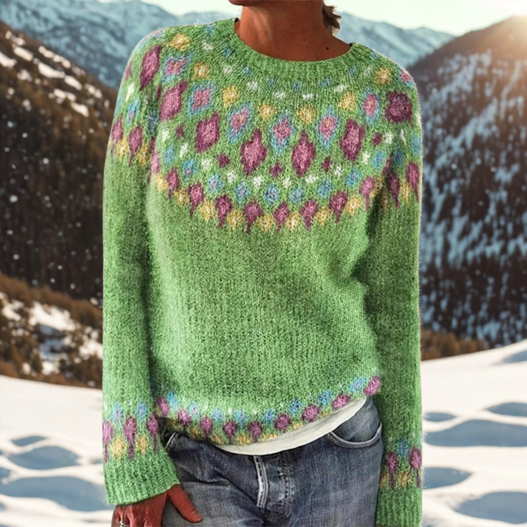 Paige – Traditional Woven Shoulder Jumper