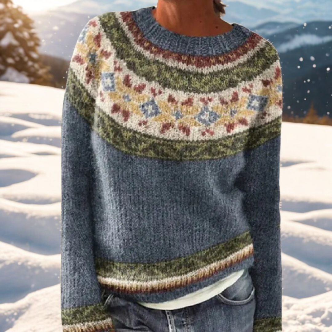 ASTRID – WARM JUMPER WITH REFINED NORDIC DETAILS
